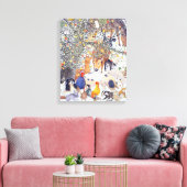 Een smaakje Treat Canvas Afdruk (Insitu (Woonkamer))