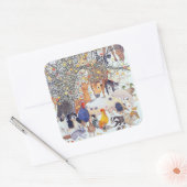 Een smaakje Treat Vierkante Sticker (Envelop)