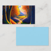 Een smal pad tussen dikke heggen Sierkussen Visitekaartje (Voorkant / Achterkant)