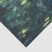 Een Smaragd Bos Fee Serie Design #6 Tissuepapier (Detail)