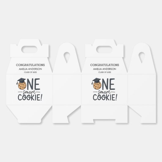 Een Smart Cookie Afstuderen Klasse van Bedankdoosjes (Ongevouwen)