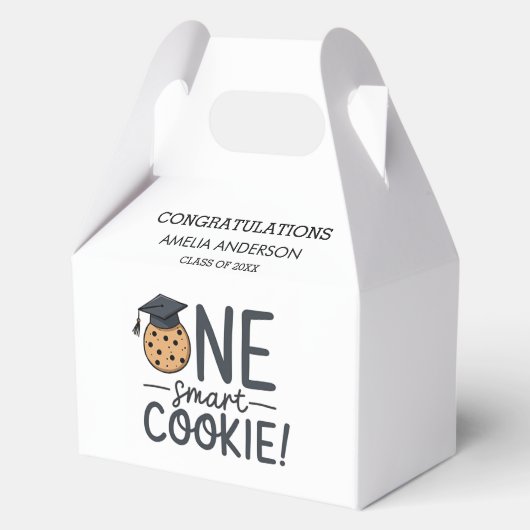 Een Smart Cookie Afstuderen Klasse van Bedankdoosjes (Achterkant)
