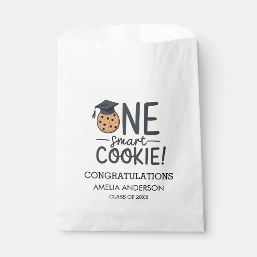 Een Smart Cookie Afstuderen Klasse van Bedankzakje (Voorkant)