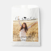 Eén Smart Cookie Elegant Script Simple Photo Fundi Bedankzakje (Voorkant)