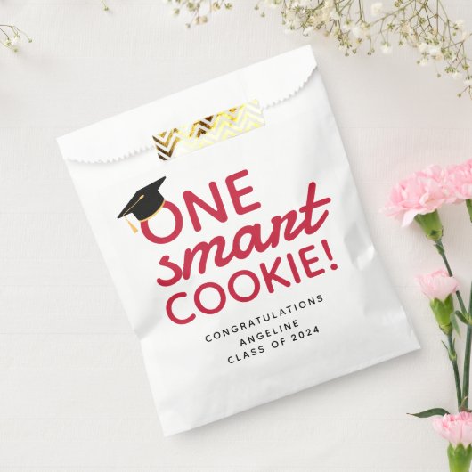 Een Smart Cookie Graduation Party-feest Bedankzakje (Gezegeld)