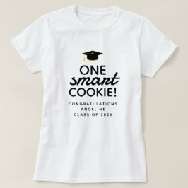 Een Smart Cookie Graduation Party-feest T-shirt