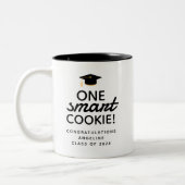 Een Smart Cookie Graduation Party-feest Tweekleurige Koffiemok (Links)