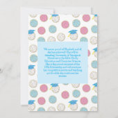 Eén Smart Cookie Graduation Party Sprinkles Kaart (Achterkant)