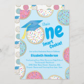 Eén Smart Cookie Graduation Party Sprinkles Kaart (Voorkant / Achterkant)