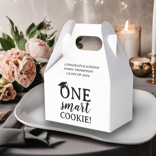 Een Smart Cookie Klasse van 2024 Afstuderen Bedankdoosjes