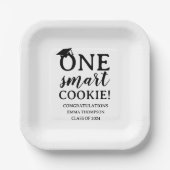 Een Smart Cookie Klasse van 2024 Afstuderen Papieren Bordje (Voorkant)