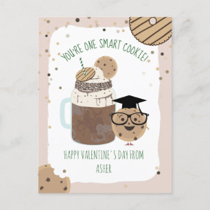 Eén Smart Cookie & Milkshake Classroom Valentijn Briefkaart