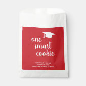 Een Smart Cookie Mortar Board Modern Afstuderen Bedankzakje (Voorkant)