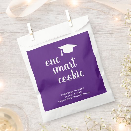 Een Smart Cookie Mortar Board Modern Afstuderen Bedankzakje (Geknipt)