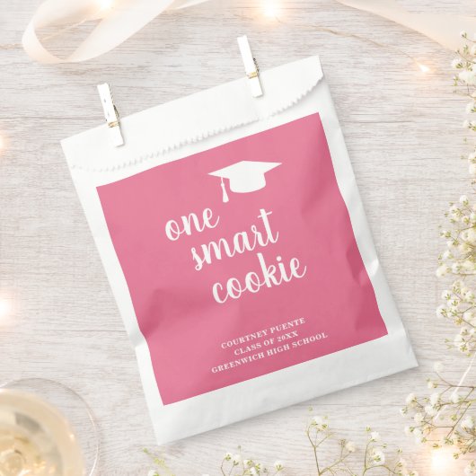 Een Smart Cookie Mortar Board Modern Afstuderen Bedankzakje (Geknipt)