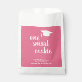 Een Smart Cookie Mortar Board Modern Afstuderen Bedankzakje (Voorkant)
