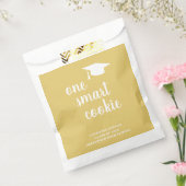 Een Smart Cookie Mortar Board Modern Afstuderen Bedankzakje (Gezegeld)