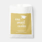 Een Smart Cookie Mortar Board Modern Afstuderen Bedankzakje (Voorkant)
