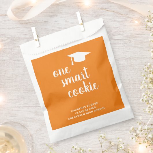 Een Smart Cookie Mortar Board Modern Afstuderen Bedankzakje (Geknipt)