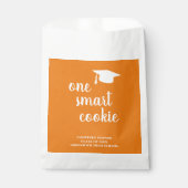 Een Smart Cookie Mortar Board Modern Afstuderen Bedankzakje (Voorkant)