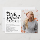 Eén Smart Cookie Photo Afstuderen Kaart (Voorkant)
