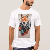 Een smart fox tshirt....... t-shirt (Voorkant)
