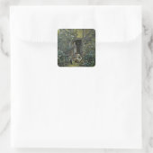 Een smeerlap voor Kat Vierkante Sticker (Tas)