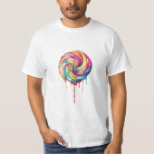 Een smeltende twist lolly t-shirt (Voorkant)