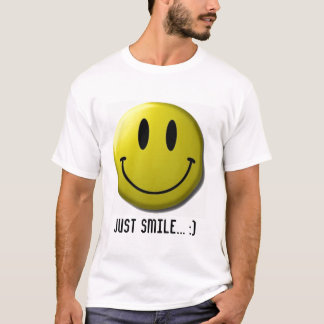Een smiley-face, gewoon glimlachen... :) t-shirt