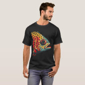 Een Snapper of Brasem Kop T-shirt (Voorkant volledig)
