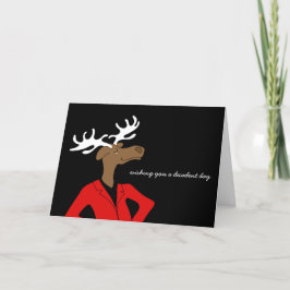 Een Snarky Moose Feestdagen Kaart