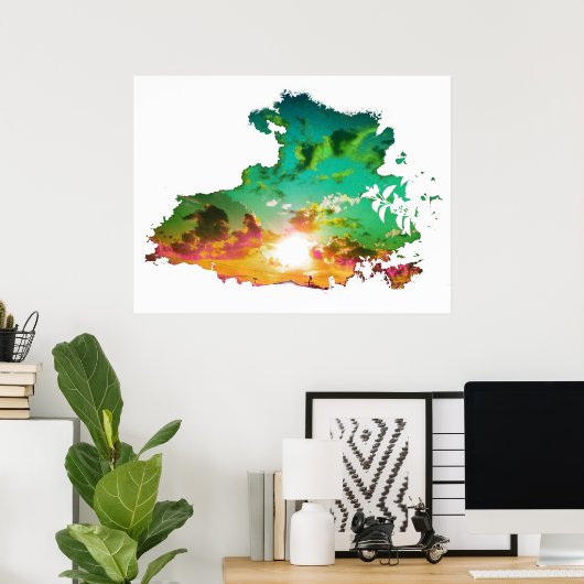 Een snede uit het Poster van het Leven (Thuiskantoor)