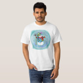 Een Sneeuw Dame Sneeuwman t-shirt (Voorkant volledig)