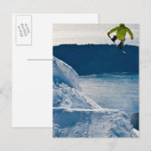 Een sneeuwbalsprong briefkaart (Voorkant / Achterkant)