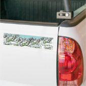Een sneeuwbos - bumpersticker (Op Truck)
