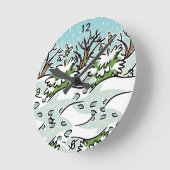 Een sneeuwBos - Ronde Klok (Hoek)