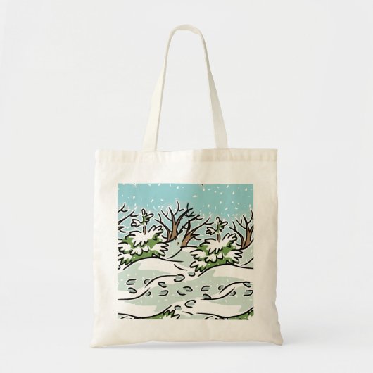 Een sneeuwbos - tote bag (Voorkant)
