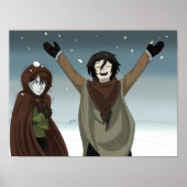 Een sneeuwdag poster (Voorkant)