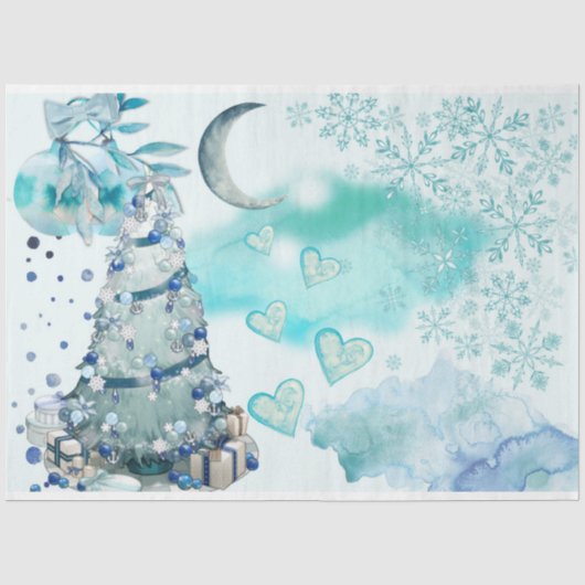 Een Sneeuwkabouter Serie Ontwerp 2 Tissuepapier (Voorkant)