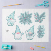 Een Sneeuwkabouter Serie Ontwerp 9 Tissuepapier (Craft)