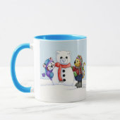 Een sneeuwkat-Mok bouwen Mok (Links)