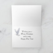 Één sneeuwKerstmis Feestdagen Kaart (Binnen)