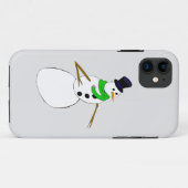 een sneeuwman Case-Mate iPhone case (Achterkant (horizontaal))