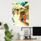 Een sneeuwman Hiyoshi Mamoru 1950 Poster (Thuiskantoor)
