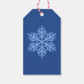 Een Sneeuwman Kerstmis Cadeaulabel (Achterkant)