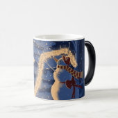 Een Sneeuwman Kerstmis Magische Mok (Voorkant rechts)