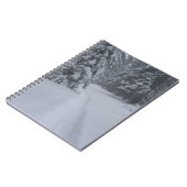 Een sneeuwpad notitieboek (Linkerzijde)
