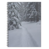 Een sneeuwpad notitieboek (Voorkant)