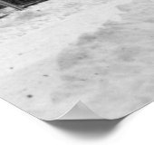 Een sneeuwscène poster (Hoek)