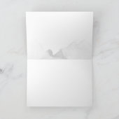 Een sneeuwvlok Baby shower Dank je wel Kaart (Binnen)